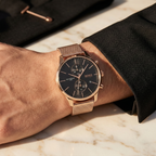 Hugo Boss Associate 1513806 Rose Gold Ion-Plated Stainless Steel Mesh Bracelet Men's Watch