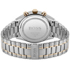 Hugo Boss Champion 1513819 Two-Tone Silver Rose Gold Case Black Dial Men's Watch