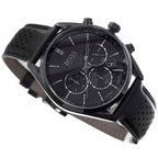 Hugo Boss Champion 1513880 Black Case Black Dial Black Leather Men's Watch