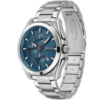 Hugo Boss Grandmaster 1513884 Silver Case Blue Dial Silver Metal Men's Watch