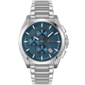 Hugo Boss Grandmaster 1513884 Silver Case Blue Dial Silver Metal Men's Watch
