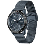 Hugo Boss Pilot Edition 1513887 Blue Ion-Plated Stainless Steel mesh Blue Dial Men's Watch