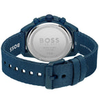 Hugo Boss Admiral 1513919 Blue Ocean Plastic Case Blue Dial Blue Fiber Men's Watch