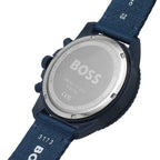 Hugo Boss Admiral 1513919 Blue Ocean Plastic Case Blue Dial Blue Fiber Men's Watch