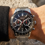 Hugo Boss Allure 1513922 Silver Case Black Dial Silver Metal Men's Watch