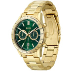 Hugo Boss Allure 1513923 Gold Ion-Plated Stainless Steel Green Dial Men's Watch