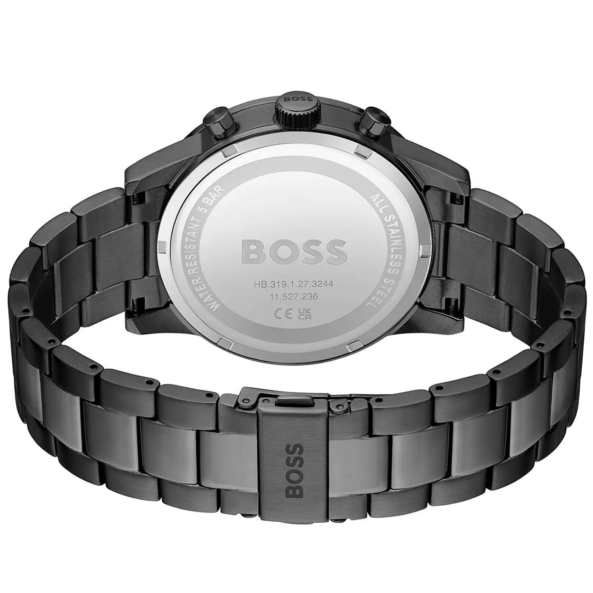 Hugo Boss Allure 1513924 Gray Ion-Plated Stainless Steel Gray Dial Men's Watch