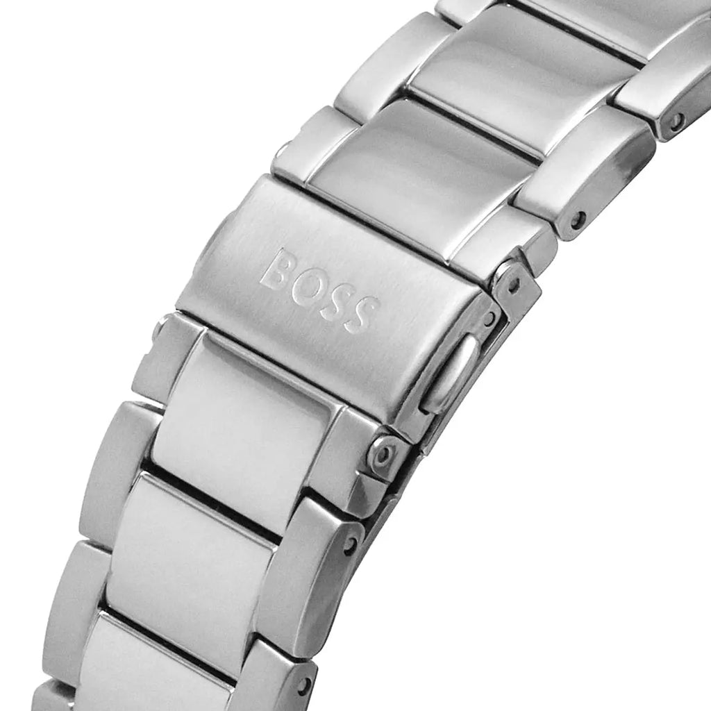 Hugo Boss Volane 1513951 Silver-Tone Olive Green Dial Chronograph Men's Watch