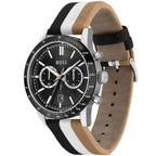 Hugo Boss Allure 1513963 Black Case Black Dial Multicolored Fiber Men's Watch