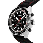 Hugo Boss Runner 1513969 Black Case Black Dial Black Rubber Men's Watch
