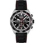 Hugo Boss Runner 1513969 Black Case Black Dial Black Rubber Men's Watch