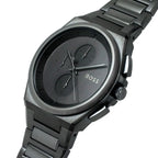 Hugo Boss Steer 1513996 Gray Ion-Plated Stainless Steel Gray Dial Men's Watch