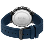 Hugo Boss Runner 1513998 Black Case Blue Dial Blue Rubber Men's Watch