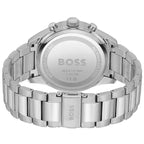 Hugo Boss View 1514008 Silver Case Black Dial Silver Metal Men's Watch