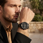 Hugo Boss Centre Court 1514022 Gunmetal Case Black Dial Black Rubber Men's Watch
