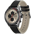 Hugo Boss Centre Court 1514024 Gunmetal Case Champagne Dial Black Rubber Men's Watch