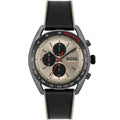 Hugo Boss Centre Court 1514024 Gunmetal Case Champagne Dial Black Rubber Men's Watch