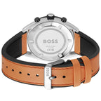 Hugo Boss Centre Court 1514025 Black Case Black Dial Orange Rubber Men's Watch