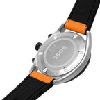 Hugo Boss Centre Court 1514025 Black Case Black Dial Orange Rubber Men's Watch