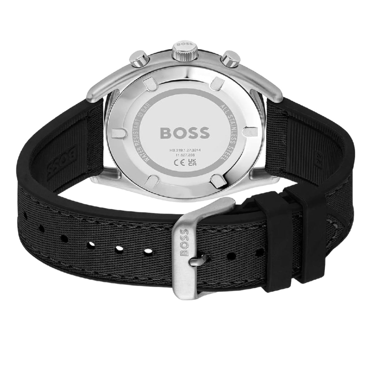 Hugo Boss Top 1514091 Black Ion-Plated Case Black Dial Black Hybrid Strap Men's Watch