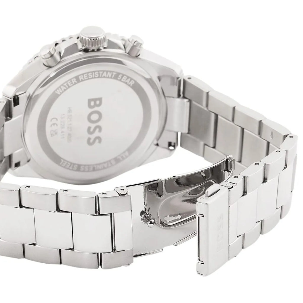 Hugo Boss Skymaster 1514143 Silver Stainless Steel Blue Bezel Blue Dial Men's Watch