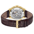 Hugo Boss Principe 1514235 Gold Case Dark Grey Skeleton Automatic Men's Watch