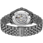 Hugo Boss Principle 1514254 Automatic Skeleton Blue Dial Gunmetal Stainless Steel Men's Watch