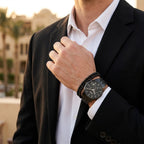 Hugo Boss Avery 1514256 Chronograph Black Dial All-Black Stainless Steel Men's Watch