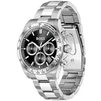 Hugo Boss Hero Chronograph 1514267 Silver Case Black Dial Men's Watch
