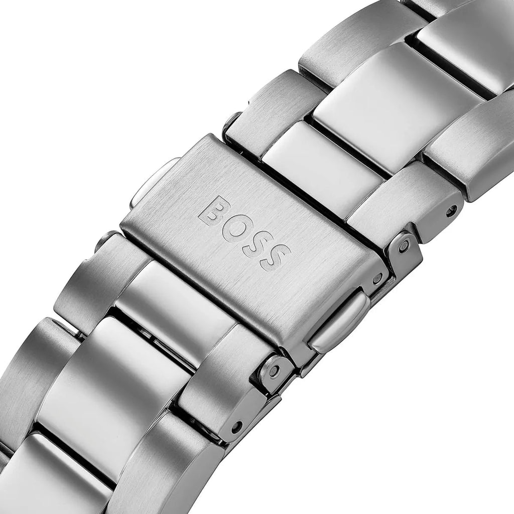 Hugo Boss Hero Chronograph 1514267 Silver Case Black Dial Men's Watch