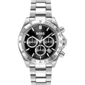 Hugo Boss Hero Chronograph 1514267 Silver Case Black Dial Men's Watch
