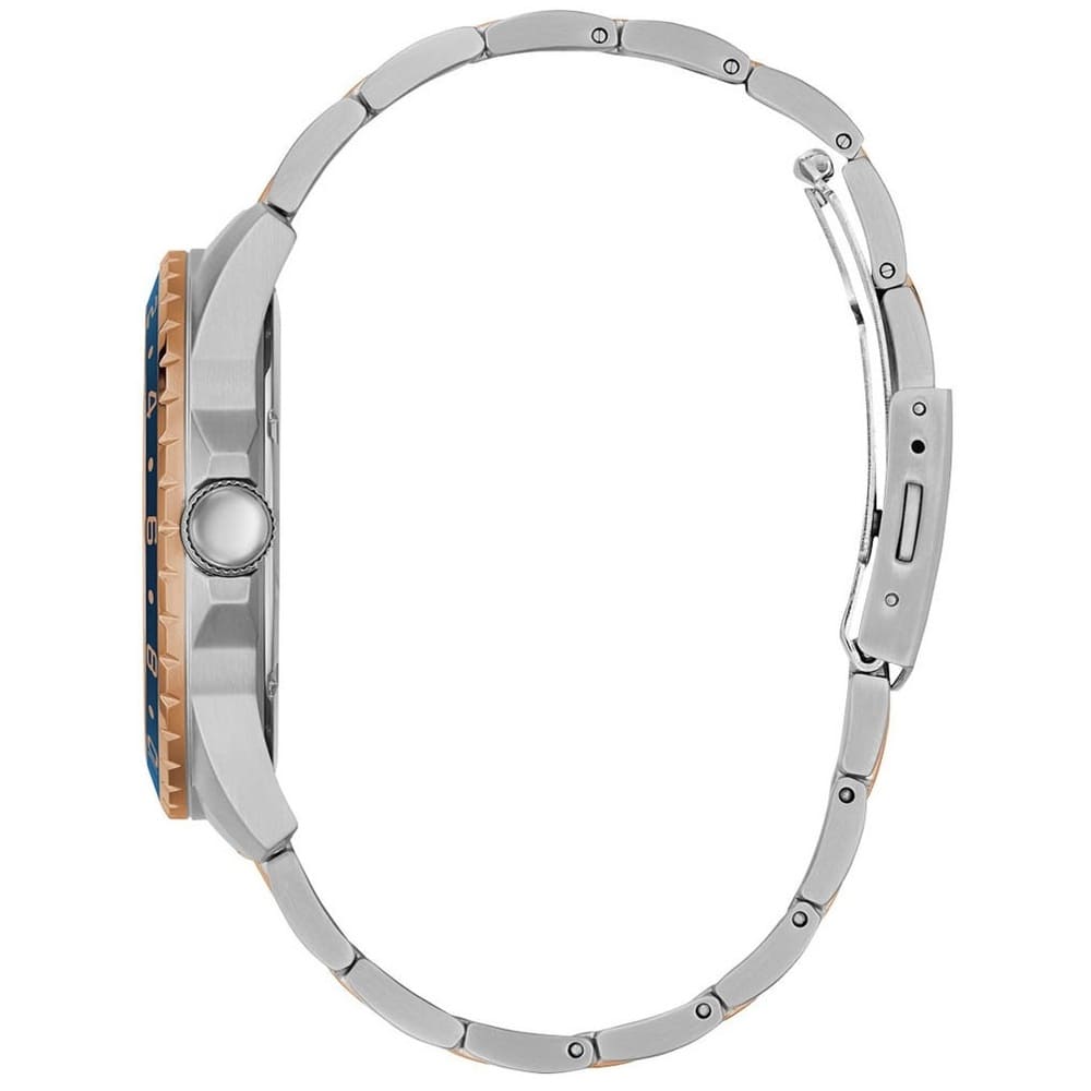 Guess Odyssey W1107G3 Men's Two-Tone Rose Gold & Silver Panda Dial Watch