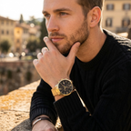 Tommy Hilfiger Liam 1710362 Gold-Tone Black Dial Men's Watch