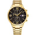 Tommy Hilfiger Liam 1710362 Gold-Tone Black Dial Men's Watch