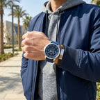 Tommy Hilfiger Kyle 1710489 Multi-Function Blue Dial Men's Blue Rubber Watch