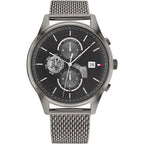 Tommy Hilfiger Weston 1710506 Gunmetal Dial Men's Gunmetal Stainless Steel Mesh Watch