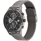 Tommy Hilfiger Weston 1710506 Gunmetal Dial Men's Gunmetal Stainless Steel Mesh Watch