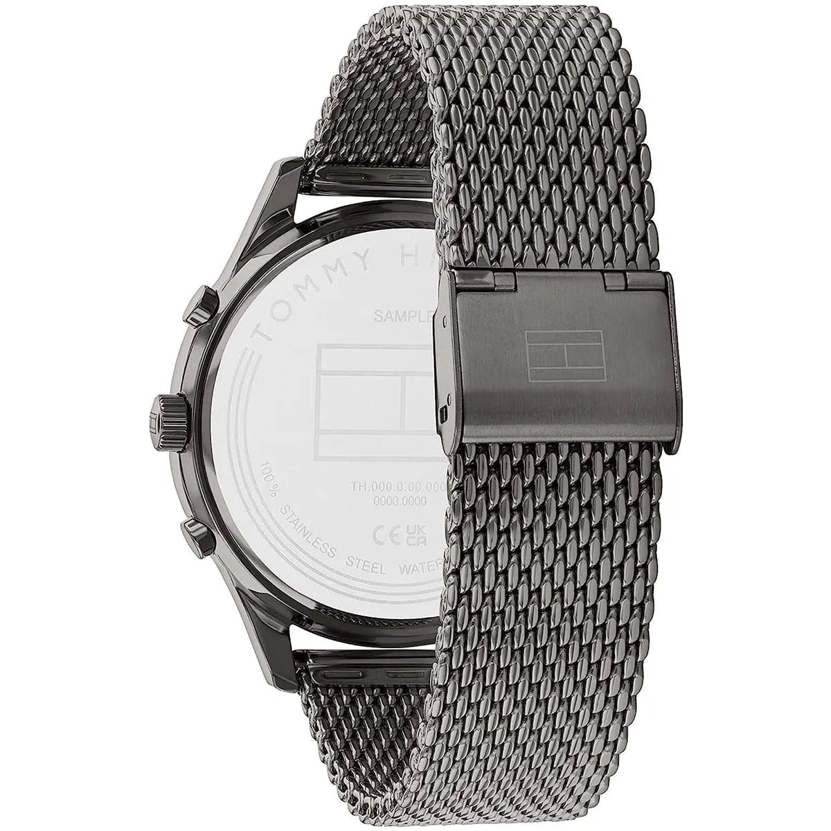 Tommy Hilfiger Weston 1710506 Gunmetal Dial Men's Gunmetal Stainless Steel Mesh Watch