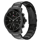 Tommy Hilfiger Henry 1710685 All Black Skeleton Dial Metal Men's Watch