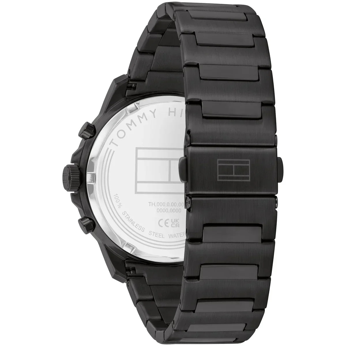 Tommy Hilfiger Henry 1710685 All Black Skeleton Dial Metal Men's Watch