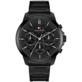 Tommy Hilfiger Henry 1710685 All Black Skeleton Dial Metal Men's Watch