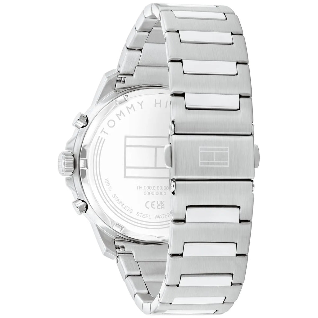Tommy Hilfiger Henry 1710686 Silver Green Skeleton Dial Metal Men's Watch