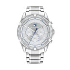 Tommy Hilfiger Kenzie 1782557 Multi-Function Silver Dial Stainless Steel Women's Watch