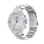 Tommy Hilfiger Kenzie 1782557 Multi-Function Silver Dial Stainless Steel Women's Watch