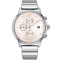 Tommy Hilfiger Blake 1781904 Multi-Function Pink Dial Silver Stainless Steel Women's Watch