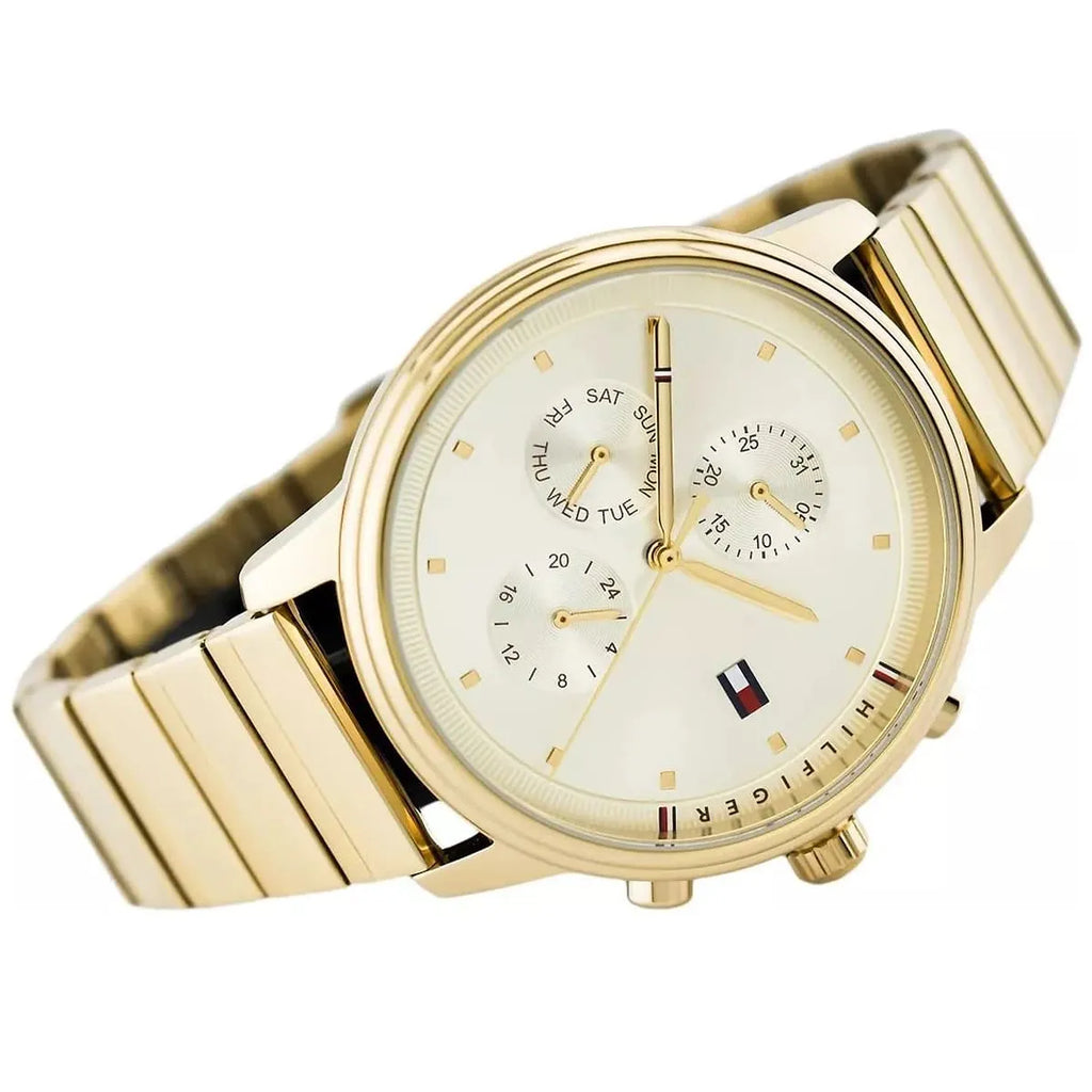 Tommy Hilfiger Blake 1781905 Multi-Function Gold Dial Gold-Tone Women's Watch