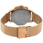 Tommy Hilfiger 1781907 Rose Gold-Tone Mesh Strap Women's Watch