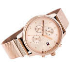 Tommy Hilfiger 1781907 Rose Gold-Tone Mesh Strap Women's Watch