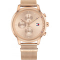 Tommy Hilfiger 1781907 Rose Gold-Tone Mesh Strap Women's Watch