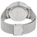 Tommy Hilfiger Jenna 1781942 Silver Mesh White Dial Women's Watch